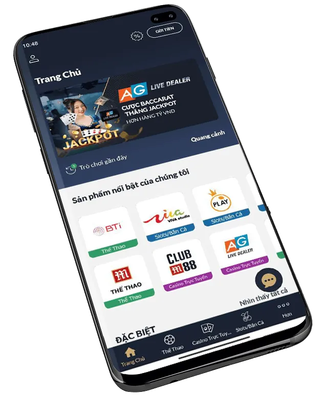 Giao diện thân thiện của ứng dụng loto288